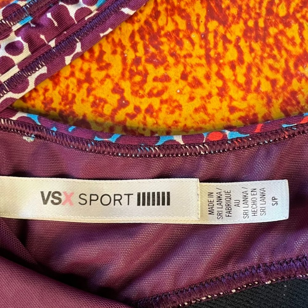 2 Victoria’s Secret VSX Low Impact Multi Patterned Sports Bra - Picture 7 of 7